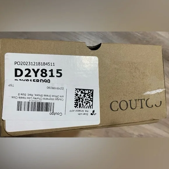 Red Chunky High Heel Shoes Pointed Toe, Ankle strap, Leather Upper Woman's 9 M - Picture 13 of 14